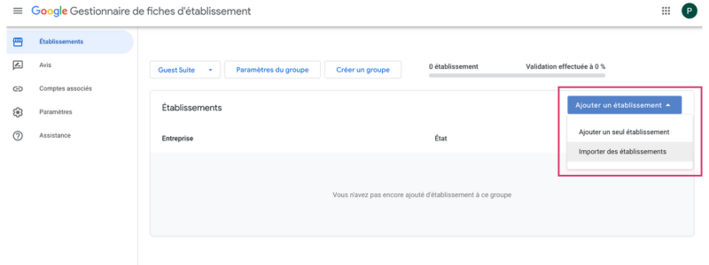 créer un groupe fiche Google (2)